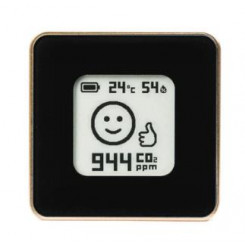 Smart Home Air Quality Sensor / Gold / Black Airv-Eleg Airvalent
