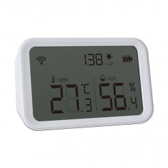 Nutikas temperatuuri- ja niiskusandur NEO NAS-TH02W ZigBee Tuya LCD-ekraaniga