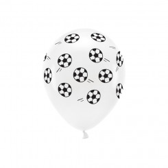 PartyDeco õhupall, 6 tk., 33 cm, Jalgpall / Eco