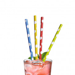 Susy Card drinking straws, cardboard, with balloons, 20 pcs