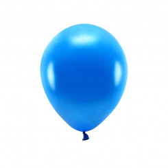 PartyDeco balloon, 10 pcs, 30 cm, blue metallic / Eco