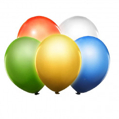 PartyDeco balloon, with LED lights, 5 pcs, mix