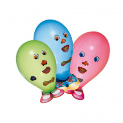 Susy Card balloon, 6 pcs / Funny faces