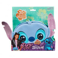 Rahakott lemmikloomad , Disney Stitch interaktiivne lemmikloomamänguasi ja õlakott rohkem kui 30 heli ja reaktsiooniga, Crossbody rahakott, laste mänguasjad tüdrukutele