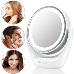 Medisana  CM 835  2-in-1 Cosmetics Mirror 12 cm High-quality chrome finish