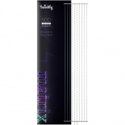 Twinkly Matrix — 500 светодиодов RGB жемчужной формы, прозрачный провод, тип F-разъема 1,7x7,8 фута