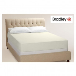 Bradley fitted sheet, 180 x 200 cm, vanilla