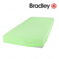 Bradley elastic bed sheet, 120 x 200 cm, light green