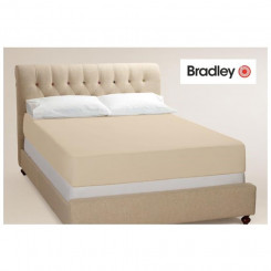 Bradley bed sheet with elastic, 90 x 200 cm, cream 2 pieces