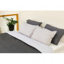 Bradley pillowcase, 50 x 70 cm, anthracite / light grey