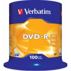 Matricas DVD-R AZO Verbatim 4,7 GB 16x 100 Pack Spindle