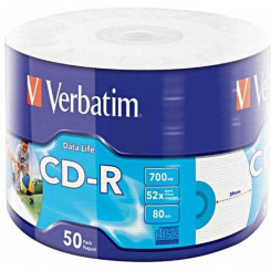 Verbatim CD-R 80min/700MB 52x, Printable, 50pcs