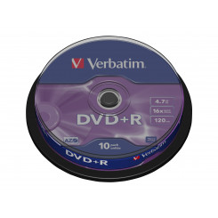 Verbatim DVD+R Dlp 4,7 ГБ, шпиндель 16X
