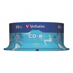 VERBATIM 25x CD-R 700 МБ 52x SP EXTRA PRO