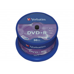 VERBATIM 50x DVD+R 4,7 GB 16x SP