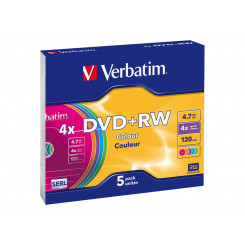 VERBATIM 43297 DVD+RW Verbatim 5tk, 4