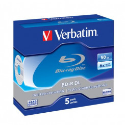 Verbatim 43748 пустой диск Blu-Ray BD-R 50 ГБ 5 шт.