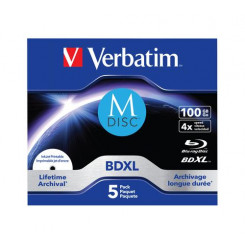 Verbatim 43834 tühi Blu-Ray ketas BDXL 100 GB 5 tk