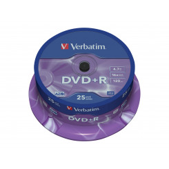 VERBATIM 50x DVD+R 4,7ГБ 120мин 16x SP