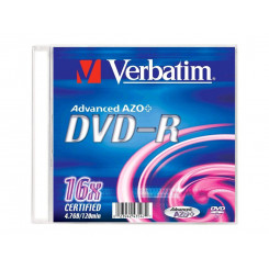 VERBATIM DVD-R Verbatim slim 4,7 ГБ 1 шт.