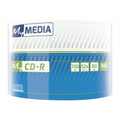 VERBATIM MyMedia CD-R 52x700 МБ, 50 шт. в упаковке