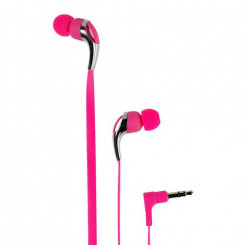 Vivanco Neon Buds Headphones Wired In-ear Music Metallic, Pink