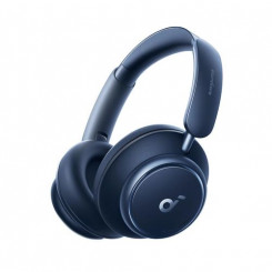 Anker Space Q45 Headphones Wired & Wireless Head-band Calls / Music USB Type-C Bluetooth Blue