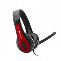 Canyon HSC-1 Headset Wired Head-band Calls / Music Black, Red
