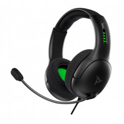 PDP LVL50 Headset Wired Head-band Gaming Black, Green, Grey