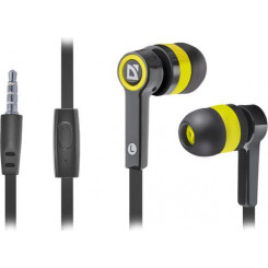 Kõrvasisene juhtmega peakomplekt Defender Pulse-420 must, kollane