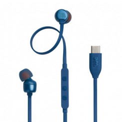 JBL Tune 310C USB Headset Wired In-ear Calls / Music USB Type-C Blue