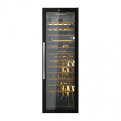 Холодильник для вина CANDY CWC 200 EELW/N, Высота 146 см, Класс энергопотребления G, Отдельно стоящий, Вместимость бутылки 81 шт, Черный