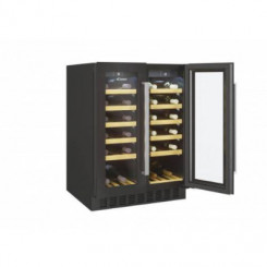 Встраиваемый холодильник для вина CANDY CCVB 60D/1, Высота 82 см, Класс энергопотребления G, Вместимость бутылок 38 шт, Черный