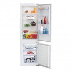 Встраиваемый холодильник BEKO BCSA285K4SN, Высота 177,5 см, Класс энергопотребления E, Инверторный двигатель