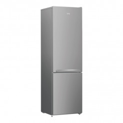 BEKO Refrigerator RCSA300K40SN, Energy class E, Height 181 cm, Inox