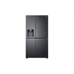 LG Refrigerator GSLV71MCLE Energy efficiency class E Free standing Side by side Height 179 cm No Frost system Fridge net capacity 416 L Freezer net capacity 219 L 36 dB Matte Black
