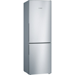 Холодильник Bosch KGV36VIEAS Класс энергоэффективности E Отдельно стоящий Combi Высота 186 см Система No Frost Полезный объем холодильника 214 л Полезный объем морозильной камеры 94 л 39 дБ Нержавеющая сталь