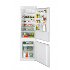 Candy Refrigerator CBT5518EW Energy efficiency class E Built-in Combi Height 177.2 cm No Frost system Fridge net capacity 186 L Freezer net capacity 62 L Display 37 dB White