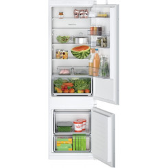 Холодильник Bosch KIV87NSE0 Класс энергоэффективности E Встроенный комбинированный Высота 177,2 см Полезный объем холодильника 200 л Полезный объем морозильной камеры 70 л 35 дБ Белый