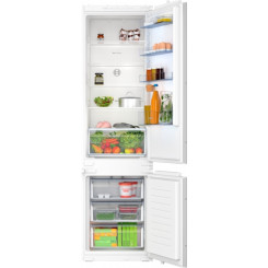 Холодильник Bosch KIN96NSE0 Series 2 Класс энергоэффективности E Встроенный комбинированный шкаф Высота 193,5 см Система No Frost Полезный объем холодильника 215 л Полезный объем морозильной камеры 75 л 34 дБ Белый