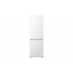 LG Refrigerator GBV3100DSW Energy efficiency class D Free standing Combi Height 186 cm Fridge net capacity 234 L Freezer net capacity 110 L Display 35 dB White