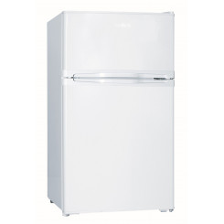 Goddess Refrigerator GODRDE085GW8AF Energy efficiency class F Free standing Double Door Height 85 cm Fridge net capacity 61 L Freezer net capacity 24 L 40 dB White