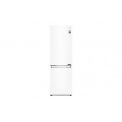 Холодильник LG GBB61SWJMN Класс энергоэффективности E Отдельно стоящий Combi Высота 186 см Система No Frost Полезный объем холодильника 234 л Полезный объем морозильной камеры 107 л Дисплей 36 дБ Белый