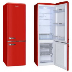 Amica KGCR 387100 R fridge-freezer Freestanding 244 L Red