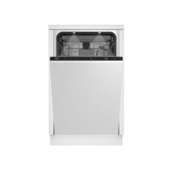 Встраиваемая посудомоечная машина BEKO BDIS38120Q, Класс энергопотребления E, Ширина 45 см, Aqualntense, 8 программ, 3 ящика, Led Spot