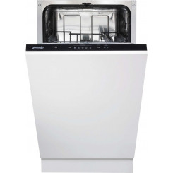 Gorenje Dishwasher GV520E15 Built-in Width 44.8 cm Number of place settings 9 Number of programs 5 Energy efficiency class E Display