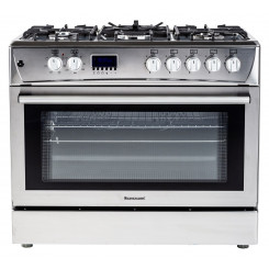 Gas-electric Cooker Ravanson KWGE-K90 Cheff Modern (silver)