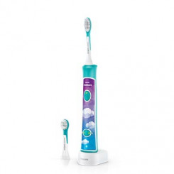 Philips Sonicare For Kids Электрическая зубная щетка Sonic HX6322/04 Встроенное приложение Bluetooth® Coaching 2 чистящие насадки 2 режима