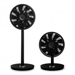 Duux Smart Fan Whisper Flex Stand Fan Timer Number of speeds 26 3-27 W Oscillation Diameter 34 cm Black