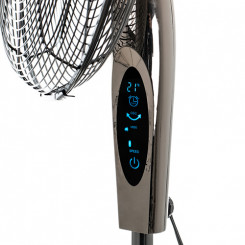 Gerlach Velocity Fan GL 7325 Подставка для вентилятора Количество скоростей 3 190 Вт Диаметр колебаний 45 см Серебристый